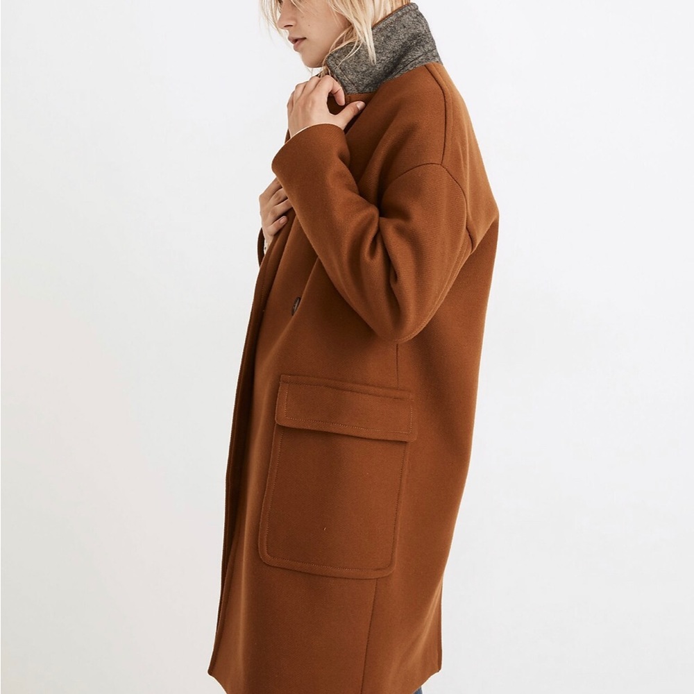 Averdon Coat in Insuluxe Fabric Size XL in Dried Cedar Melange color - Picture 2 of 6